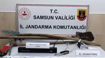 Samsun'da Kaçak Kazı Yapan 5 Kişi Yakalandı