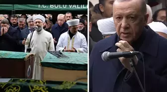 Yangın felaketinde hayatını kaybedenlere veda! Erdoğan 'Dostum' dediği ismi yalnız bırakmadı