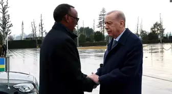 Cumhurbaşkanı Erdoğan, Ruanda Cumhurbaşkanı Kagame'yi resmi törenle karşıladı