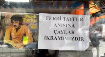 Rize'de Ferdi Tayfur Anma Etkinliği: Ücretsiz Çay Dağıtıldı