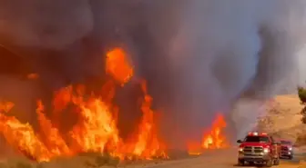 Los Angeles'ta yeniden yangın çıktı, alevler hızla yayılıyor