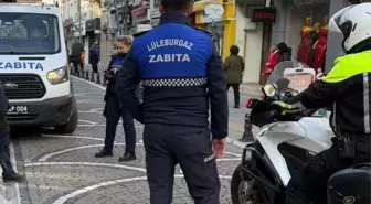 Lüleburgaz'da Yayalar İçin Motosiklet Ceza Denetimi