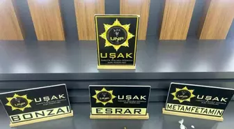 Uşak'ta Narkotik Operasyonu: 1 Kilo 802 Gram Metamfetamin Ele Geçirildi