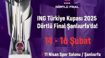 ING Türkiye Kupası Dörtlü Finali Şanlıurfa'da Yapılacak