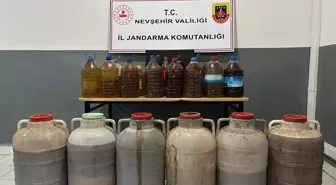 Hacıbektaş'ta Kaçak İçki Operasyonu: 471 Litre Ele Geçirildi