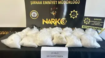 Cizre'de 20 Kilogram Sentetik Uyuşturucu Ele Geçirildi