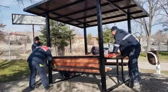 Beypazarı'nda şehitlerin isimlerini taşıyan parkların bakımı yapıldı