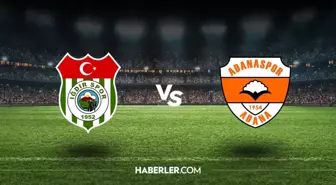 CANLI MAÇ İZLE | Adanaspor-Iğdırspor maçı canlı yayın bilgileri...