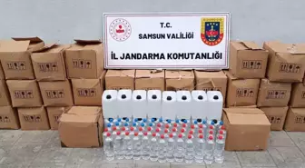 Samsun'da Depoda 755 Litre Etil Alkol Ele Geçirildi