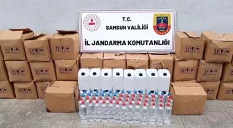 Samsun'da 755 Litre Kaçak Etil Alkol Ele Geçirildi