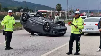 Muğla'da İki Araç Trafik Kazasına Karıştı