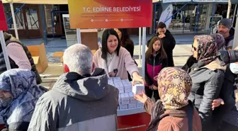 Edirne Belediyesi'nden Miraç Kandili İkramı ve Yardım Kampanyası