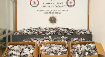 Samsun'da Uyuşturucu Operasyonu: 184 Bin Hap Ele Geçirildi