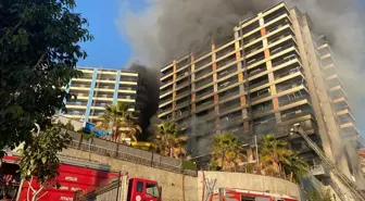 Alanya'da İnşaat Halindeki Otelde Yangın Çıktı