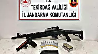 Tekirdağ'da Jandarma Operasyonlarında Silah ve Uyuşturucu Ele Geçirildi