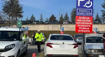 Eskişehir'de Engelli Park Alanlarına Hatalı Park Eden 24 Sürücüye Ceza