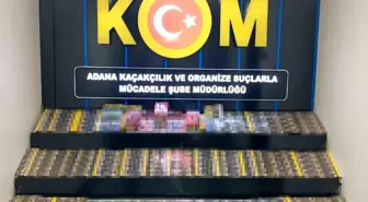 Adana'da Kaçak Sigara ve Elektronik Sigara Operasyonu