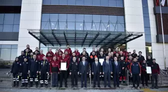 Kastamonu'da Akredite Arama ve Kurtarma Ekiplerine Arma Töreni