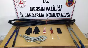 Mersin'de Kablo Hırsızlığı Yapan İki Kişi Tutuklandı