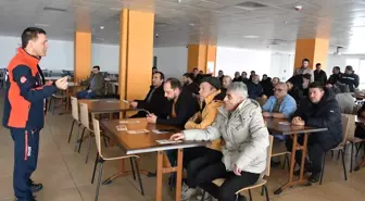 Erzurum'da Yurt Personeline Deprem ve Yangın Eğitimi