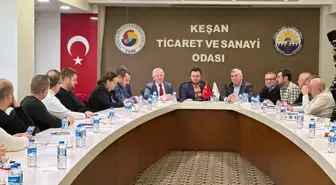 İpsala Belediye Başkanı Kerman, Keşan Ticaret ve Sanayi Odası Toplantısına Katıldı