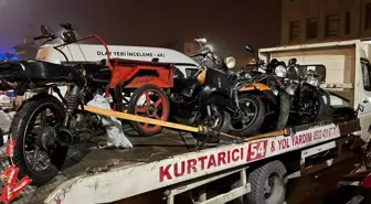 Sakarya'nın Karasu İlçesinde 20 Motosiklet Trafikten Men Edildi