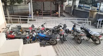 Mucur'da Kazınmış Motosikletlere El Konuldu