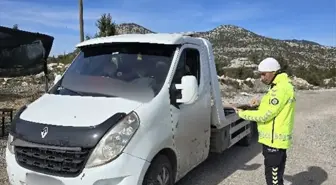 Antalya'da Helikopter ve Dron Destekli Trafik Denetimi