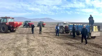 Kütahya'da Mera Islah Projesine 16 Ton Gübre Desteği