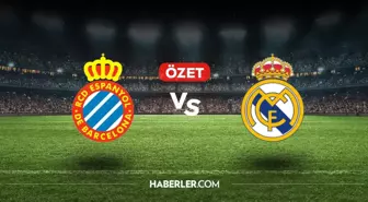 Espanyol Real Madrid maç özeti ve golleri izle! (VİDEO) Espanyol Real Madrid geniş özeti! Golleri kim attı, maç kaç kaç bitti?