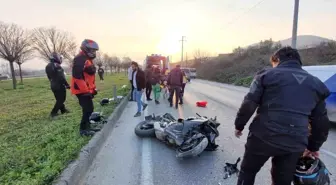 Bursa'da Motosiklet Kazası: Kadın Kulüp Başkanı Ağır Yaralandı