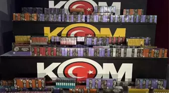 Adana'da Kaçak Elektronik Sigara Operasyonu: Bin Paket Ele Geçirildi