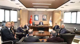 Gaziantep Ticaret Borsası'ndan GAÜN Rektörüne Ziyaret