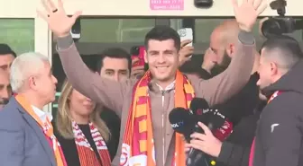 Morata'dan havaalanında olay yaratacak açıklama: Türkiye'ye gelmemin tek nedeni Galatasaray