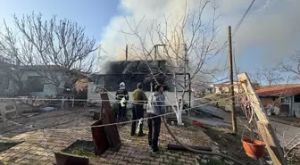 Lüleburgaz'da Müstakil Evde Yangın Çıktı
