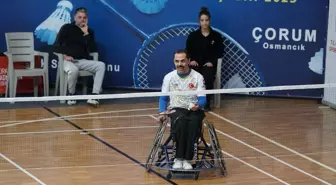 Çorum'da Para Badminton Türkiye Şampiyonası Tamamlandı