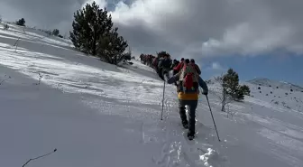 SİVDAK Dağcıları Tekeli Dağı'na Zirve Tırmanışı Gerçekleştirdi