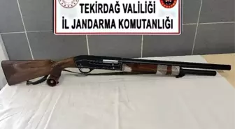 Tekirdağ'da Ruhsatsız Silahlar Ele Geçirildi