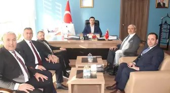 TOKKON Başkanı Ahmet Yılmaz, Almus Kaymakamı Emre Çömen'i Ziyaret Etti