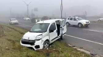 Tekirdağ'da Yoğun Siste Kaza: 1 Yaralı