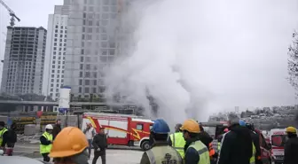 Çankaya'da İnşaat Alanında Yangın Çıktı