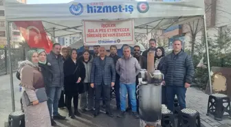 Van'da MHP İl Başkanı Güngöralp, işten çıkarılan belediye çalışanlarını ziyaret etti