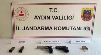 Kuşadası'nda Motosikletli Şüphelilere Kurusıkı Tabanca ile Havaya Ateş Açma Suçundan Operasyon