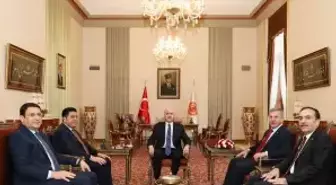 TBMM Başkanı Numan Kurtulmuş, Yeni Yol Partisi'ni Kabul Etti