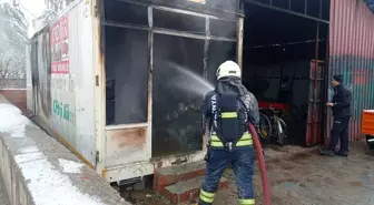 Konya'da İş Yerinde Yangın: Bir Kişi Dumandan Etkilendi