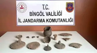 Bingöl'de Tarihi Eser Kaçakçılığı Operasyonu: 14 Çömlek Parçası Ele Geçirildi