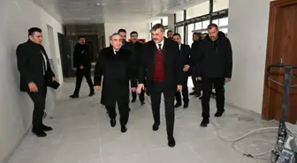 Vali Çiftçi, Bölge Adliye Mahkemesi Ek Hizmet Binası'nda İncelemelerde Bulundu