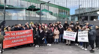 KFC ve Pizza Hut işçileri eylemde