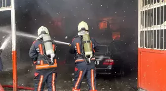 Malatya'da Sanayi Sitesinde Yangın Kontrol Altına Alındı