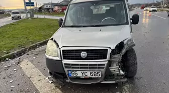 Bafra'da Trafik Kazasında 3 Çocuk Yaralandı